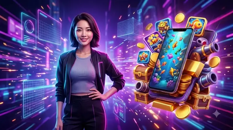 Bắn cá thần tài - trò chơi bắn cá đổi thưởng với đồ họa 3D sống động và cơ hội trúng thưởng lớn
